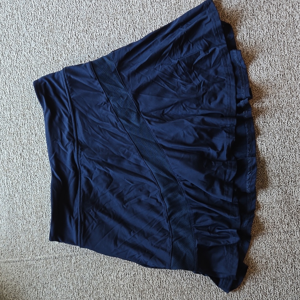 Athletic skirt with shorts underneath